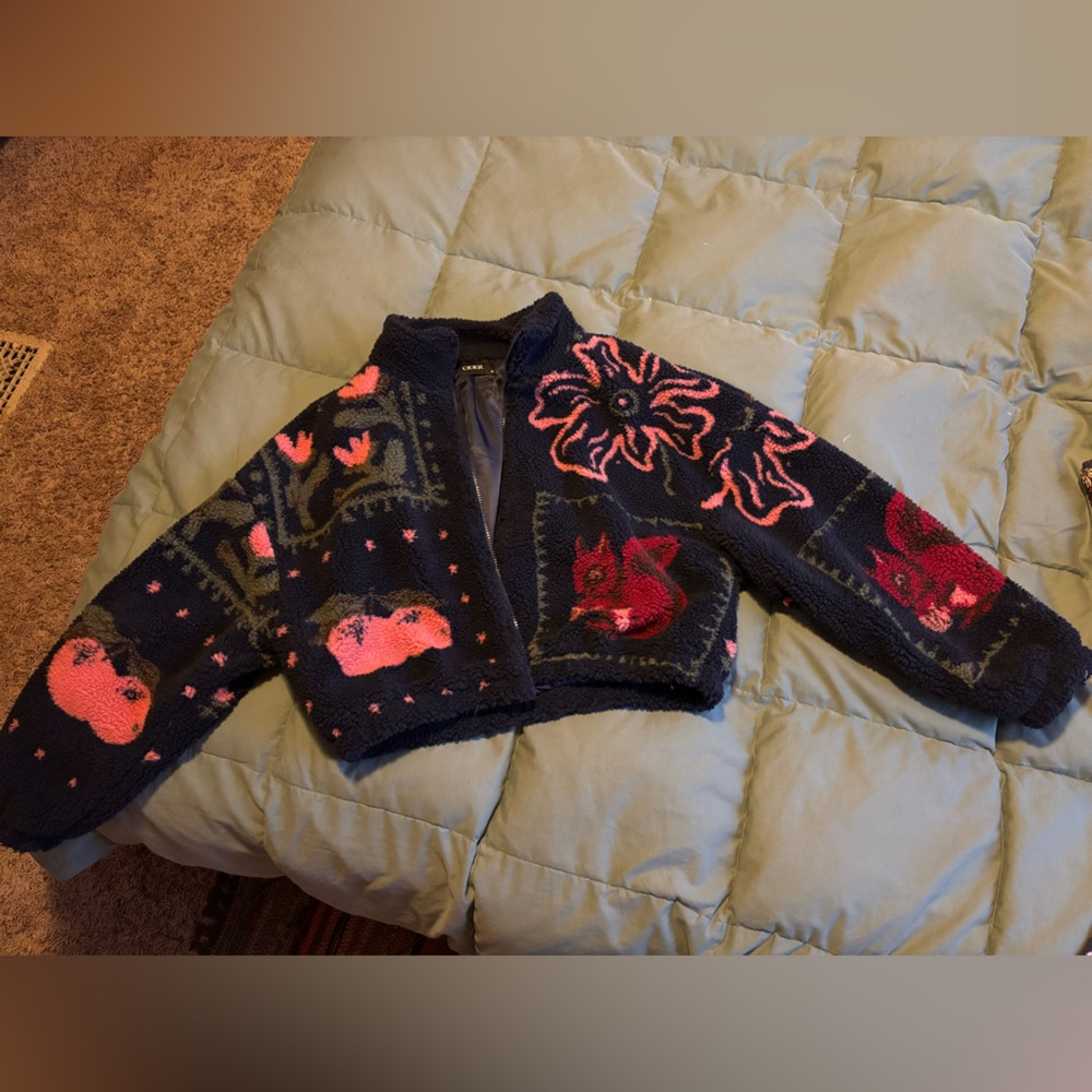 Floral Cottagecore Patterned Jacket - image 1